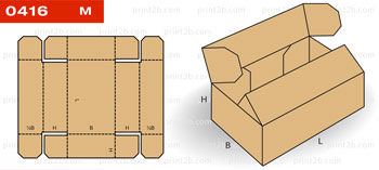 Коробка складная 0416 для товаров и продукции картон, гофрокартон, микрогофрокартон